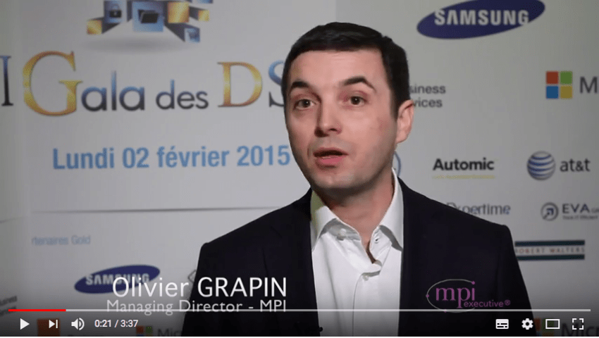 Interview vidéo d’Olivier Grapin dans le cadre du 3ème Gala des DSI.